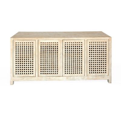 Driftwood Lattice Credenza