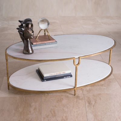 Iron And Stone Coffee Table By Global Views At Lumens Com