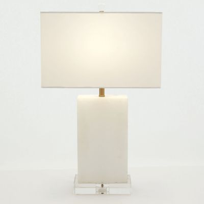 Low rectangular best sale table lamp