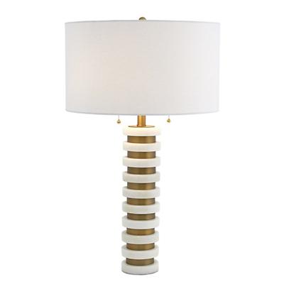 Marble Stack Table Lamp