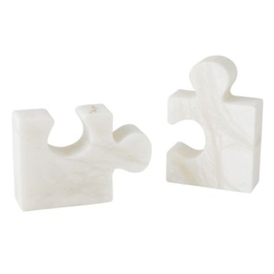 Jigsaw Bookends, Set of 2