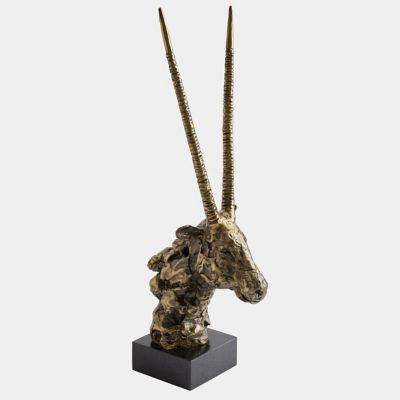 Textured Antelope Sculpture