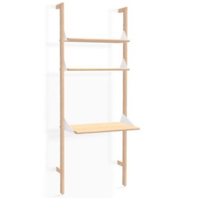 Branch Shelving Unit with Desk