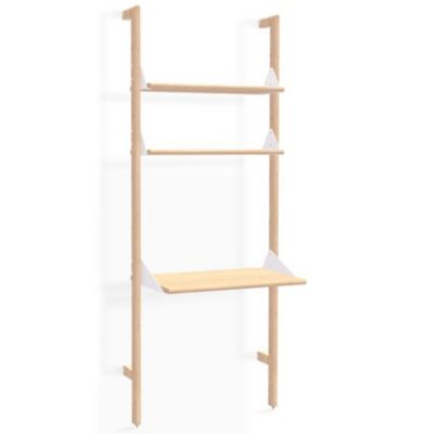 Branch Shelving Unit with Desk