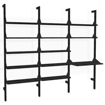 Branch Shelving Unit with Desk