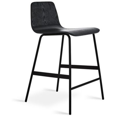 Lecture Stool by Gus (Ash Black/Counter) - OPEN BOX RETURN