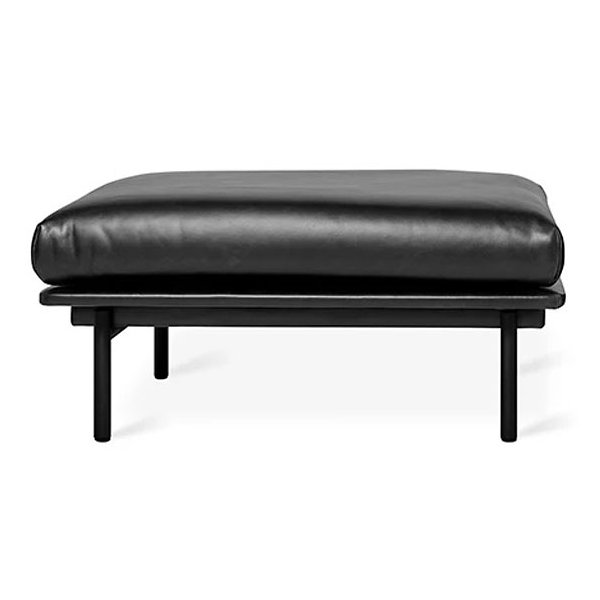 Foundry Leather Ottoman