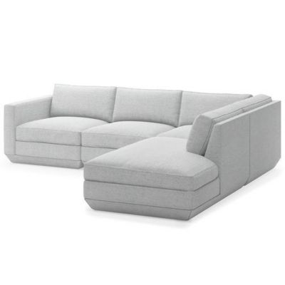 Podium Modular 4 PC Lounge Sectional A