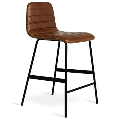 Lecture Upholstered Leather Stool