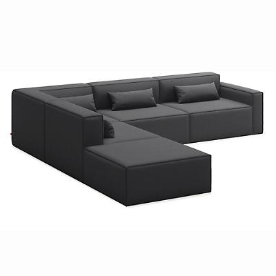 Mix Modular 5 Piece Sectional Sofa - Left Facing