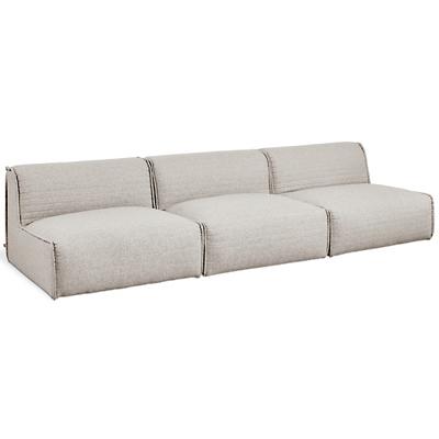 Nexus Armless 3 Piece Armless Sofa