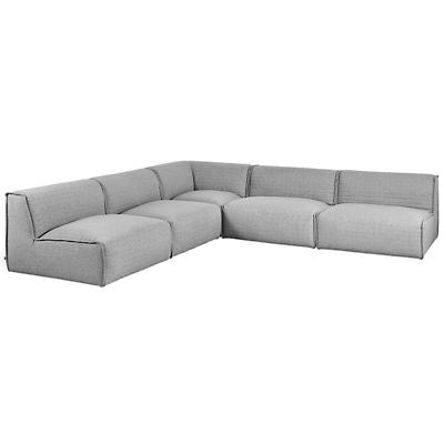 Nexus Armless 5 Piece Modular Sofa