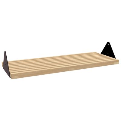 Branch Slatted Shelf with Brackets Unit