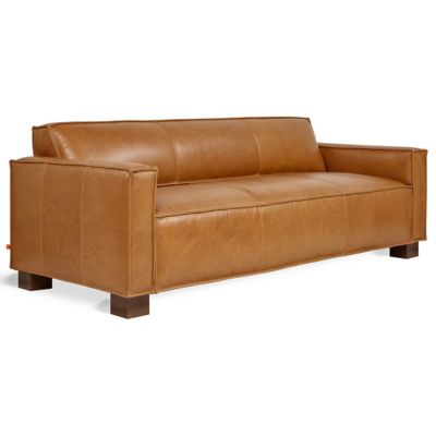 Cabot Upholstered Sofa with Walnut Legs