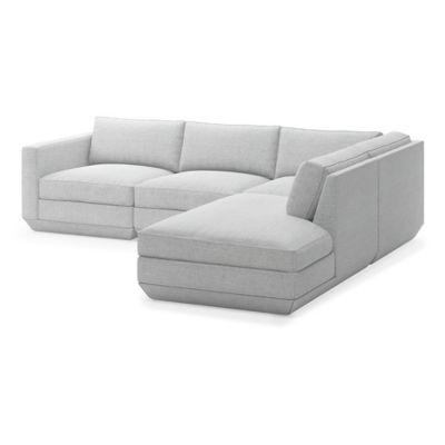 Podium Modular 4-Piece Lounge - Right Facing