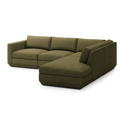 Podium Modular 4-Piece Lounge - Right Facing
