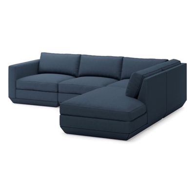 Podium Modular 4-Piece Lounge - Right Facing