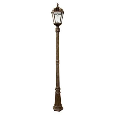 Royal Bulb Solar Outdoor Post Lamp