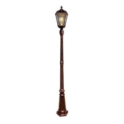 Royal Bulb Solar Outdoor Post Lamp