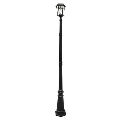 Victorian Bulb Solar Single Outdoor LED Post Light