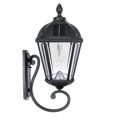 Royal Bulb Solar LED Outdoor Wall Sconce