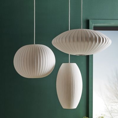シーリングライト・天井照明 Nelson Cigar Bubble Lamp Medium Pendant Nelson Cigar Bubble Pendant | Herman Miller