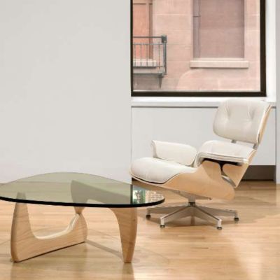 Eames Lounge Chair White Ash By Herman Miller At Lumens Com