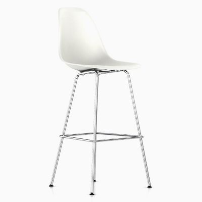 Shown in White with Trivalent Chrome base finish, Counter size