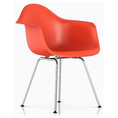 Eames Molded Plastic Armchair Chair - 4-Leg Base