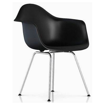 Eames Molded Plastic Armchair Chair - 4-Leg Base