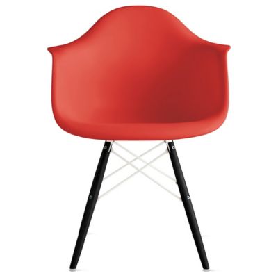 Eames Molded Plastic Armchair - Dowel Base