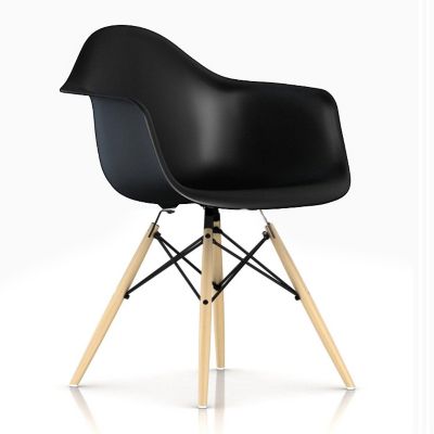 Eames Molded Plastic Armchair - Dowel Base