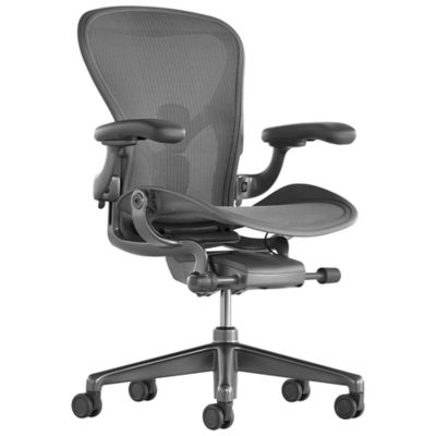 Aeron Office Chair - Size Aand Carbon by Herman Miller at ...