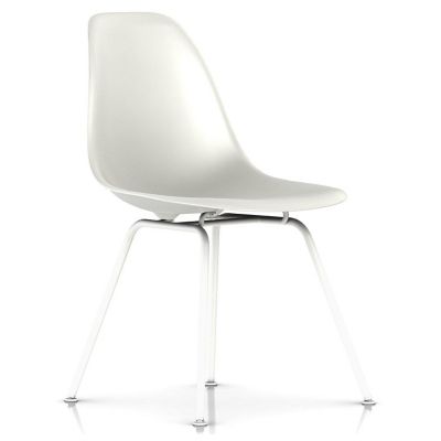 Eames Molded Plastic Side Chair - 4 Leg Base