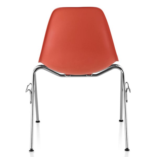 Eames Molded Plastic Side Chair With Stacking Base