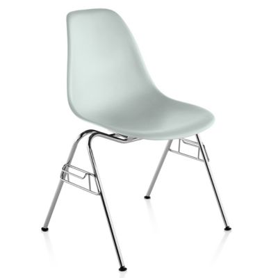 Eames Molded Plastic Side Chair - Stacking Base
