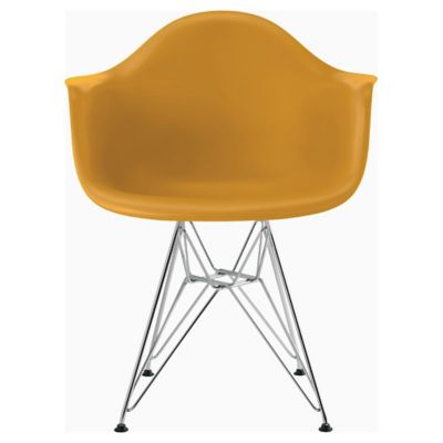 Eames Molded Plastic Armchair With Wire Base
