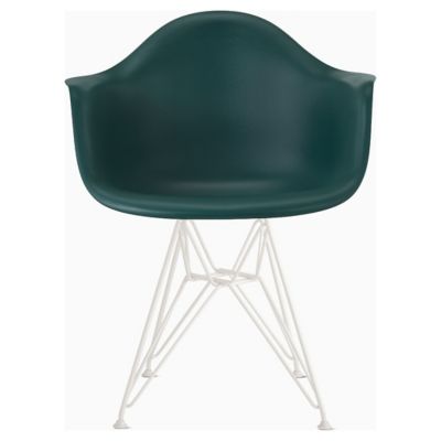 Eames Molded Plastic Armchair - Wire Base