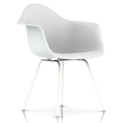 Eames Molded Plastic Armchair with 4 Leg Base