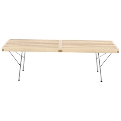 Nelson Platform Bench with Metal Legs by Herman Miller at Lumens.com