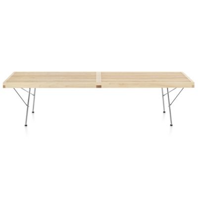 Nelson Platform Bench with Metal Legs