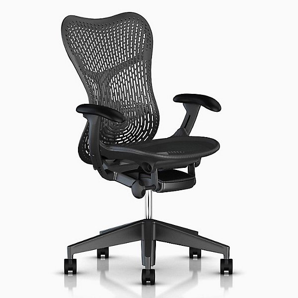 Mirra 2 Office Chair Triflex Back with Fixed Arms-Lumbar Support