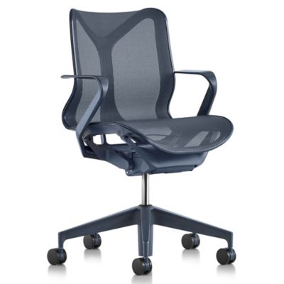 Cosm Low Back Chair with Fixed Arms