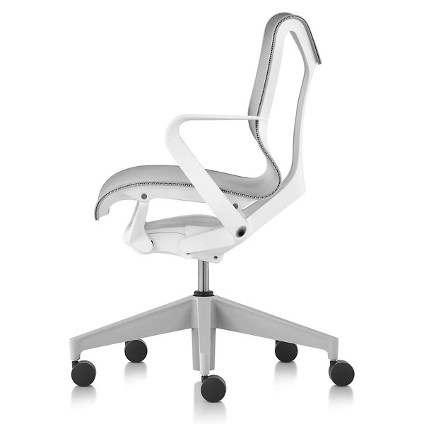 Cosm Low Back Chair with Fixed Arms