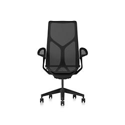 Cosm Low Back Chair with Leaf Arms