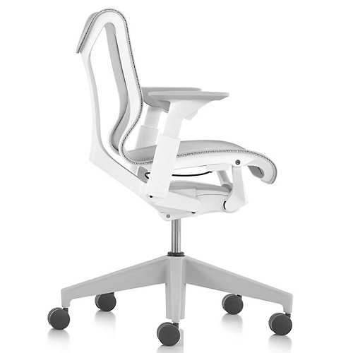 Cosm Low Back Chair with Height Adjustable Arms