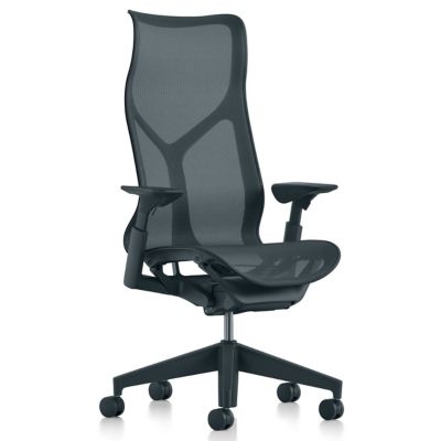 Cosm High Back Chair with Fixed Arms