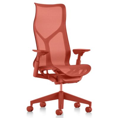 Cosm High Back Chair with Fixed Arms