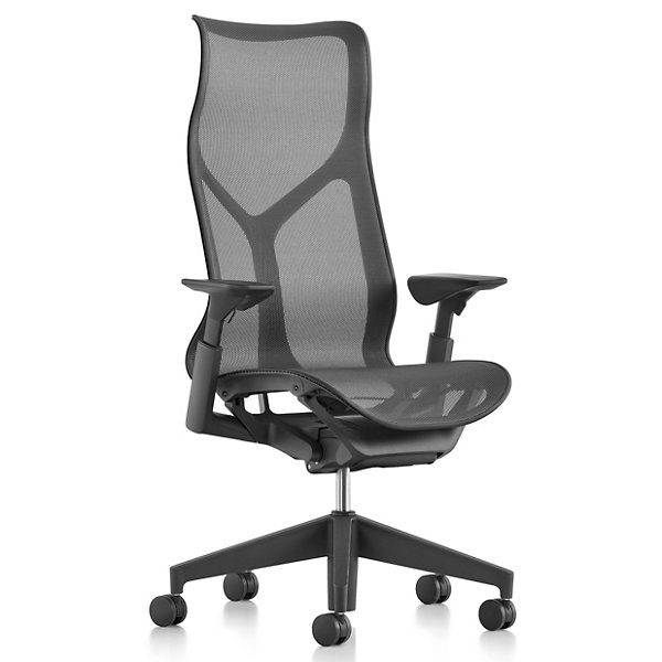 Cosm High Back Chair with Height Adjustable Arms