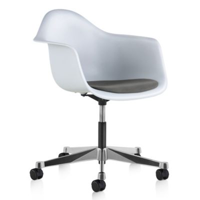 Eames Molded Plastic Task Armchair with Seat Pad